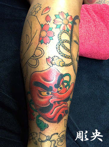 東京八王子 初代彫央 ワンポイントタトゥーone00124